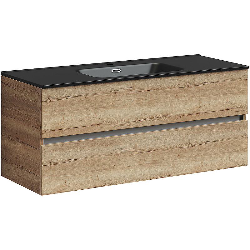 Тумба подвесная SANCOS Urban 1190х450х550, c двумя ящиками оснащенными доводчиками, дуб галифакс натуральный , арт. UR120-1EG Тумба подвесная SANCOS Urban 1190х450х550, c двумя ящиками оснащенными доводчиками, дуб галифакс натуральный , арт. UR120-1EG