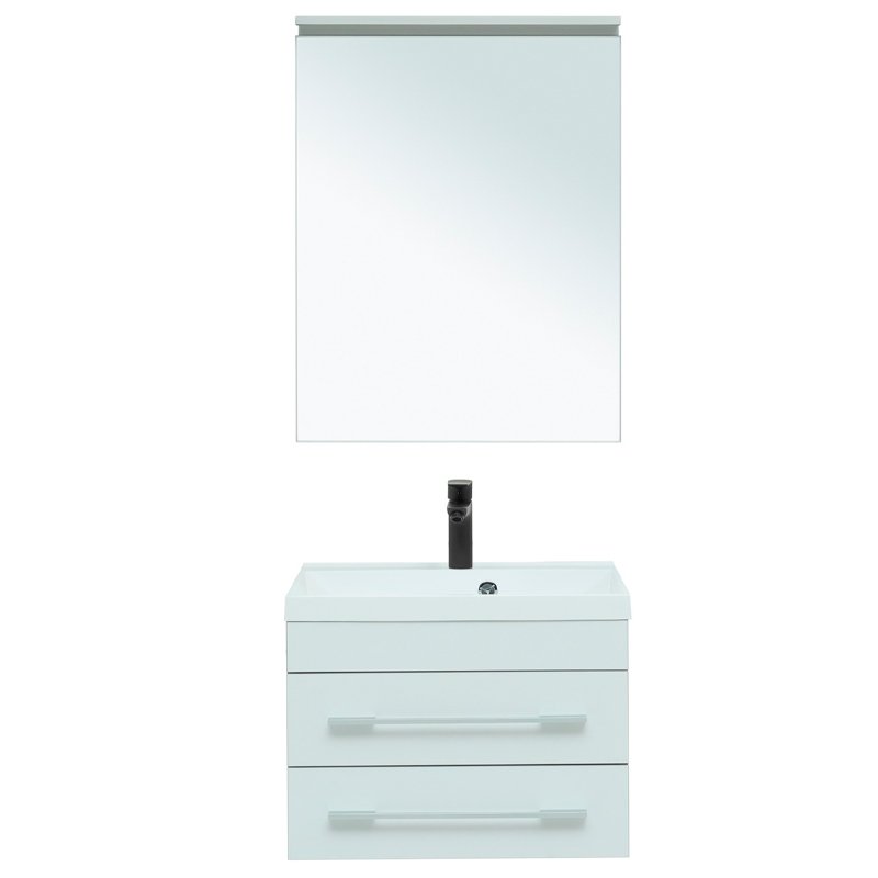 Мебель для ванной Aquanet Верона 58 New белый матовый Мебель для ванной Aquanet Верона 58 New белый матовый