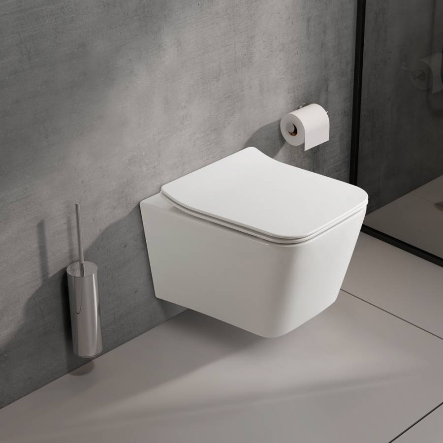 Унитаз подвесной PORTO, сиденье: дюропласт, цвет: белый, арт. PR30116DP Унитаз подвесной PORTO, сиденье: дюропласт, цвет: белый, арт. PR30116DP