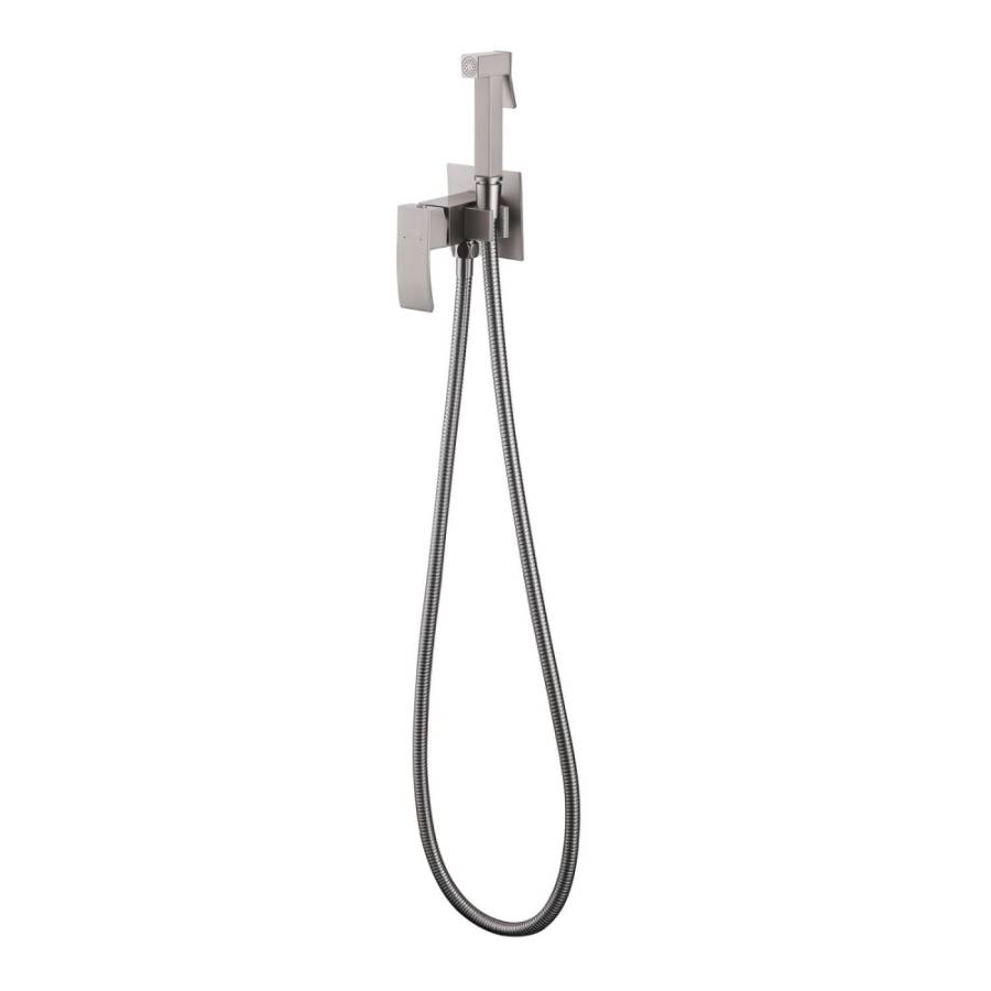 Смеситель ABBER Wasserfall AF8625SP с гигиеническим душем, сатин Смеситель ABBER Wasserfall AF8625SP с гигиеническим душем, сатин