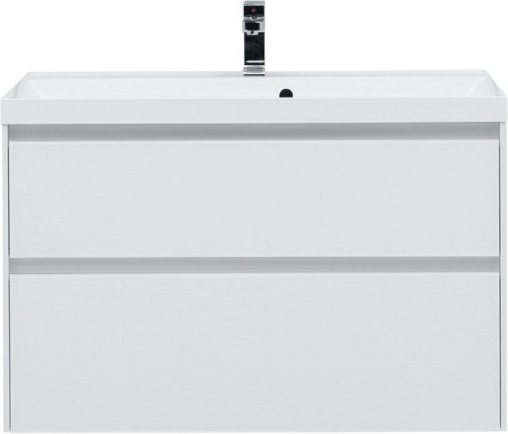 Мебель для ванной Aquanet Гласс 100 белый Мебель для ванной Aquanet Гласс 100 белый