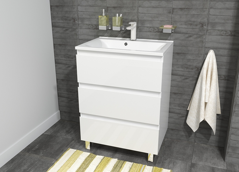 Комплект мебели Bali New 650х450 напольный 3 ящика (ШхГхВ) 648х446х860 Комплект мебели Bali New 650х450 напольный 3 ящика (ШхГхВ) 648х446х860