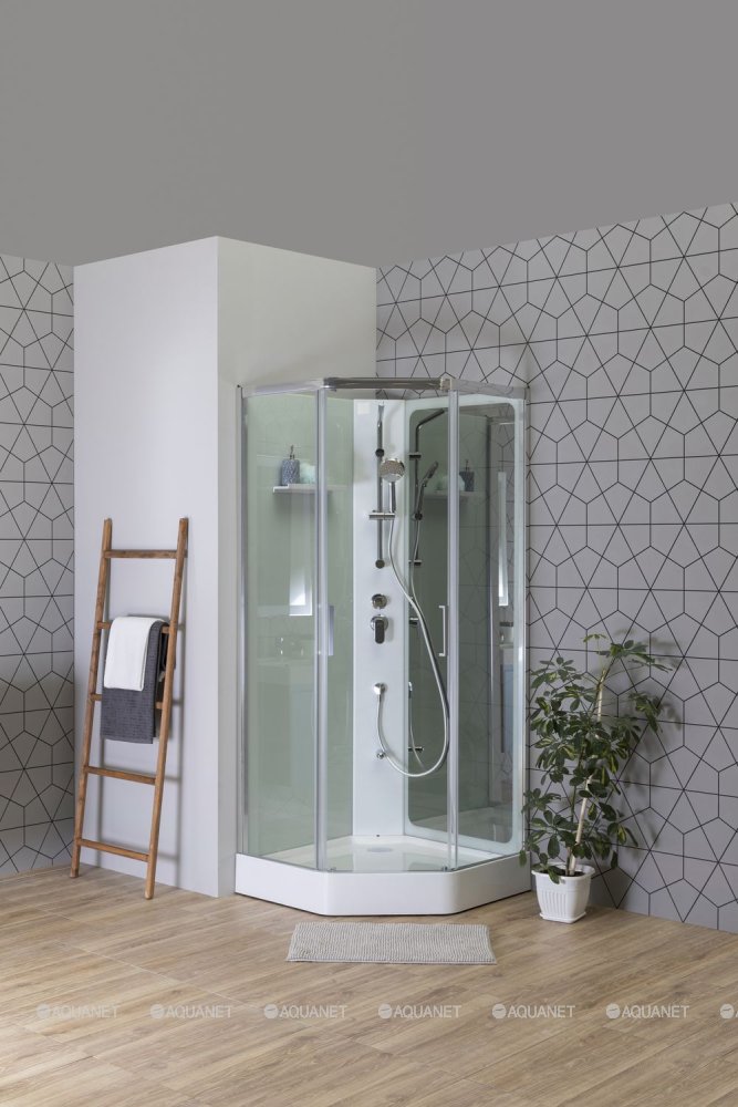 Душевая кабина Aquanet Passion P 2.0 90x90, прозрачное стекло Душевая кабина Aquanet Passion P 2.0 90x90, прозрачное стекло