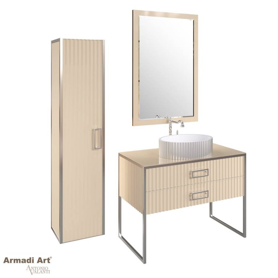 Пенал MONACO капучино глянец + хром 868-CPCR Boheme Пенал MONACO капучино глянец + хром 868-CPCR Boheme