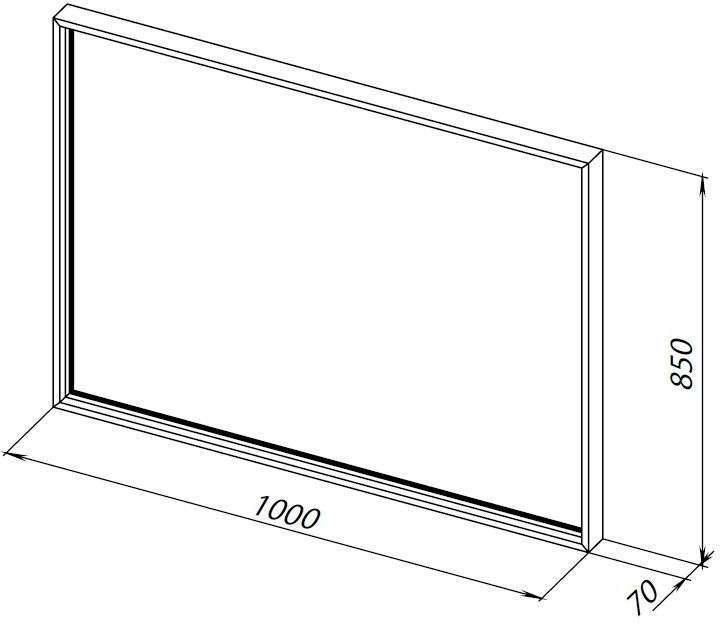 Зеркало Allen Brau Liberty 100 1.330016.BB черный браш Зеркало Allen Brau Liberty 100 1.330016.BB черный браш