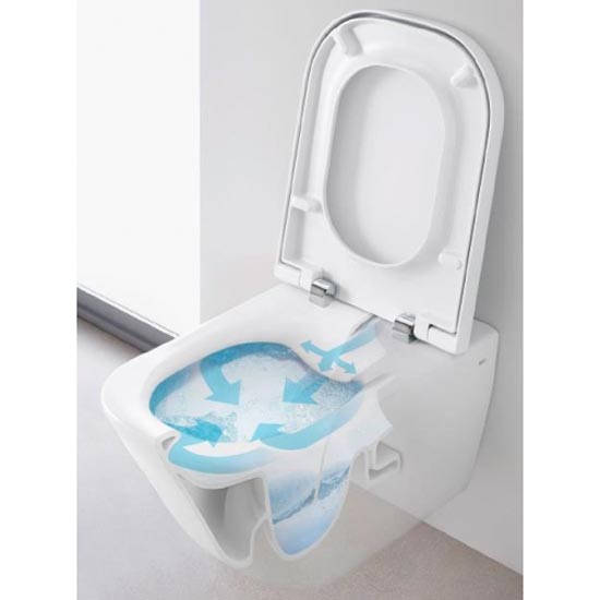 Подвесной унитаз Roca Gap 734647L000 без сиденья Подвесной унитаз Roca Gap 734647L000 без сиденья