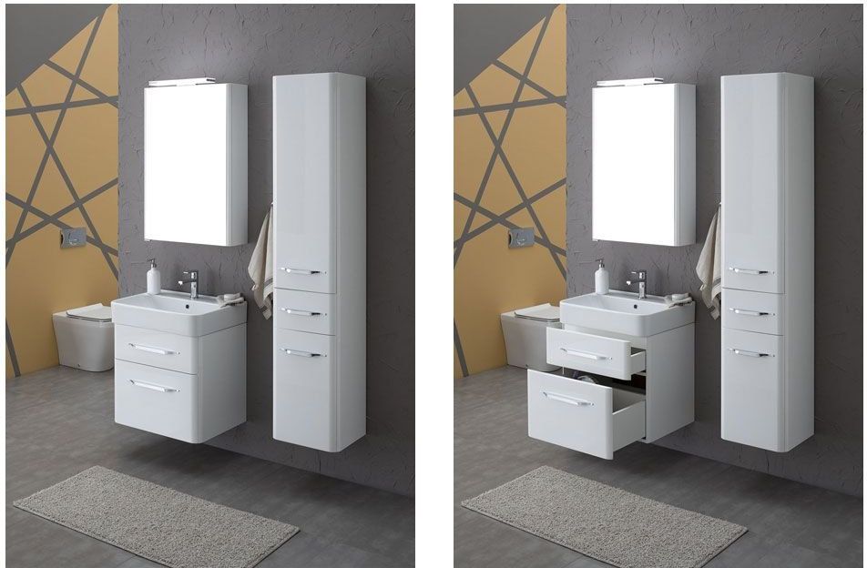 Мебель для ванной Aquanet Виченца 60 белый Мебель для ванной Aquanet Виченца 60 белый