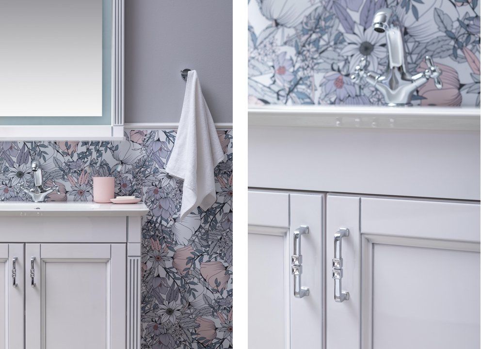 Комплект мебели для ванной Aquanet Селена 105 белый/серебро (2 дверцы) Комплект мебели для ванной Aquanet Селена 105 белый/серебро (2 дверцы)