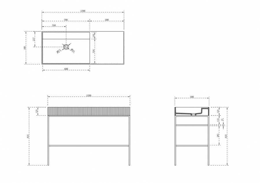 Консоль с раковиной ABBER Stein AS2647 напольная, белая матовая Консоль с раковиной ABBER Stein AS2647 напольная, белая матовая