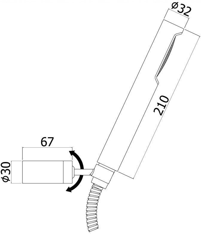 Душевой гарнитур Paffoni Birillo ZDUP036NO Душевой гарнитур Paffoni Birillo ZDUP036NO