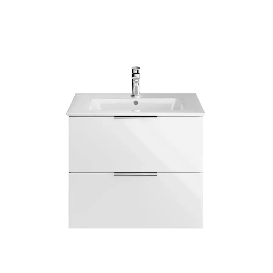 Тумба CUBO подвесная с ящиками 70, белая матовая Тумба CUBO подвесная с ящиками 70, белая матовая