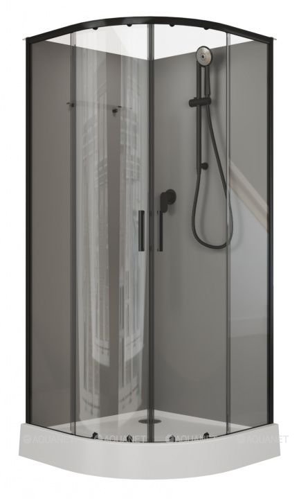 Душевая кабина Aquanet Passion EVO R black 90x90 набор 2 Душевая кабина Aquanet Passion EVO R black 90x90 набор 2