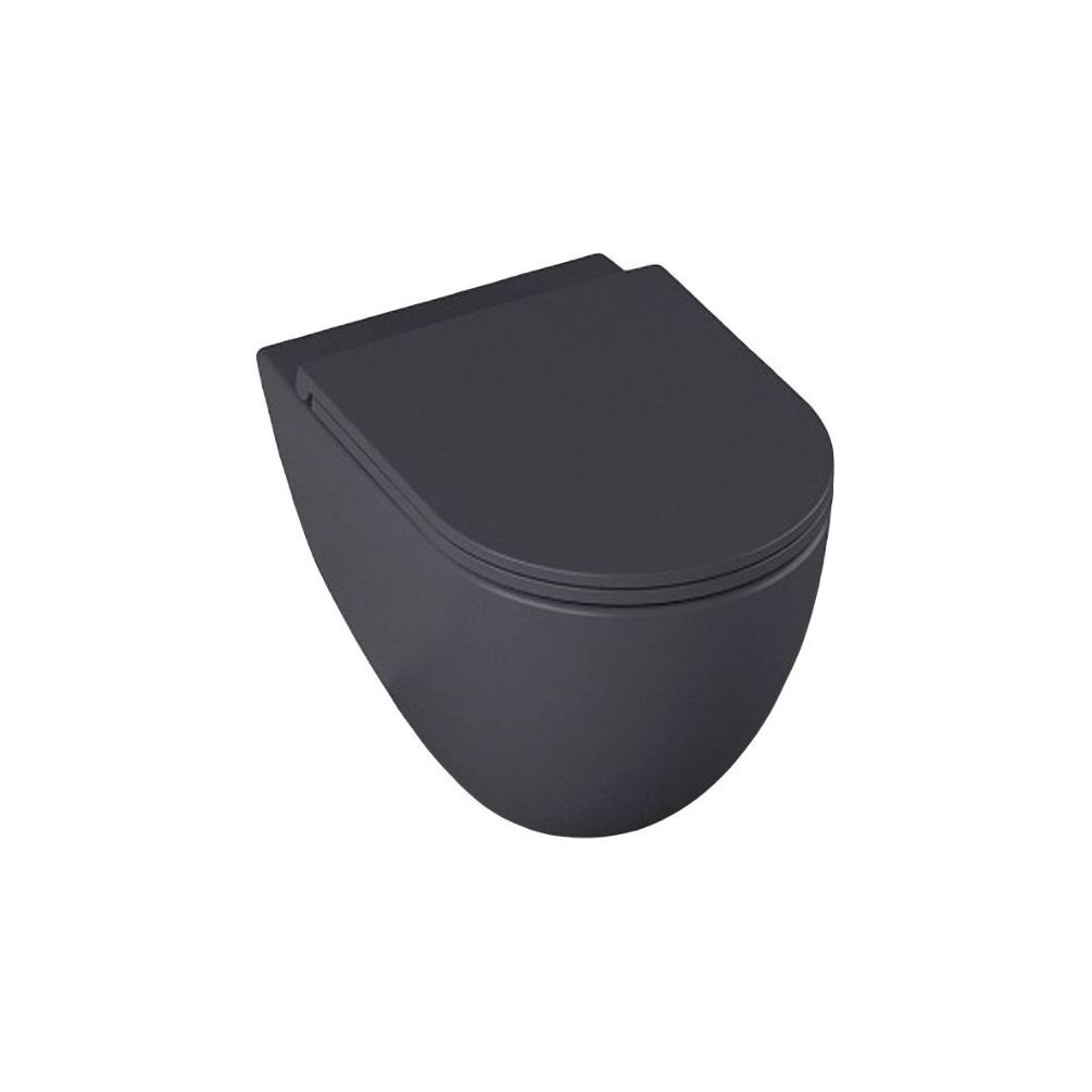 Чаша подвесного унитаза Allen Brau Reality 4.32006.AN антрацит Чаша подвесного унитаза Allen Brau Reality 4.32006.AN антрацит