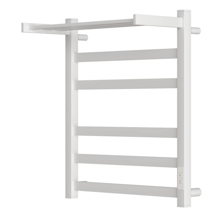 Полотенцесушитель электрический Point Меркурий PN83856PW П5 500x600 с полкой, диммер справа, белый Полотенцесушитель электрический Point Меркурий PN83856PW П5 500x600 с полкой, диммер справа, белый