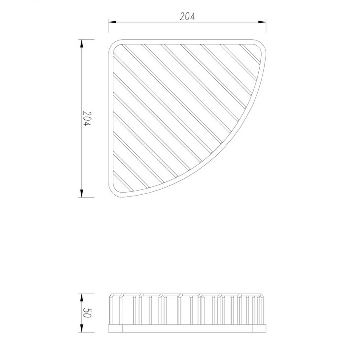 Полка-корзинка для душа угловая OMNIRES 20,4х20,4 см UN10330CR (хром) Полка-корзинка для душа угловая OMNIRES 20,4х20,4 см UN10330CR (хром)