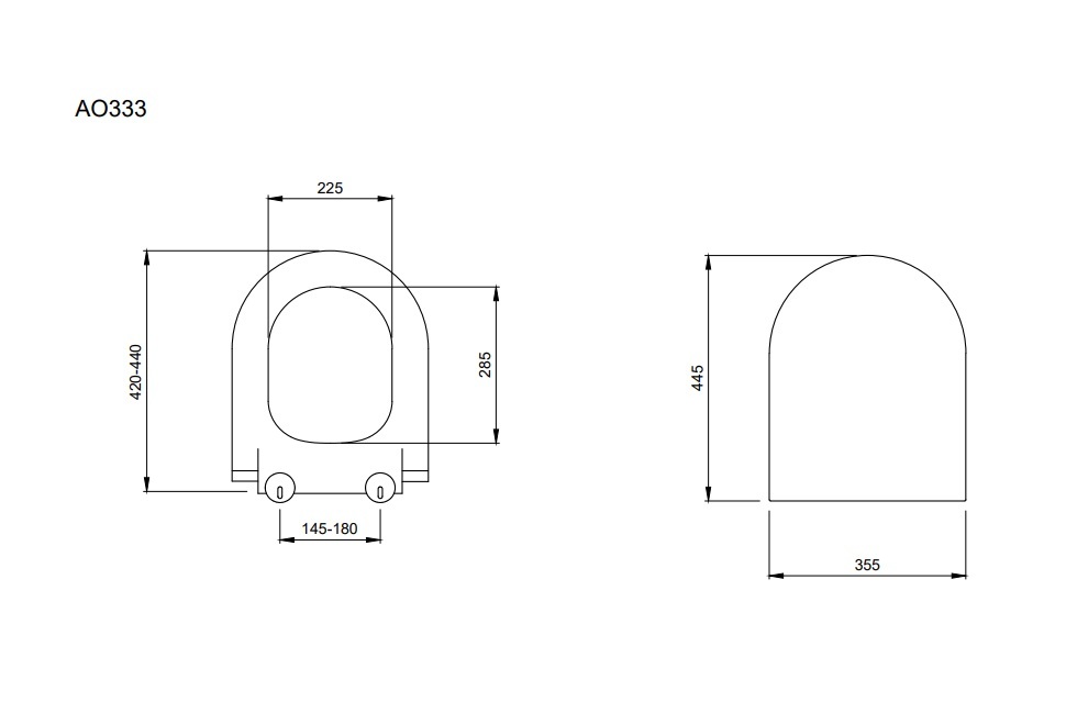 Сиденье с крышкой (soft close, slim) Taormina/Jet Flush,дюропласт, матовый серый, арт .A0333-006, шт Сиденье с крышкой (soft close, slim) Taormina/Jet Flush,дюропласт, матовый серый, арт .A0333-006, шт
