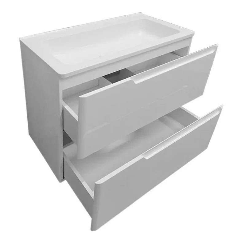 Комплект мебели Kare Luxe 700х450 подвесной 2 ящика (ШхГхВ) 698х446х607 Комплект мебели Kare Luxe 700х450 подвесной 2 ящика (ШхГхВ) 698х446х607