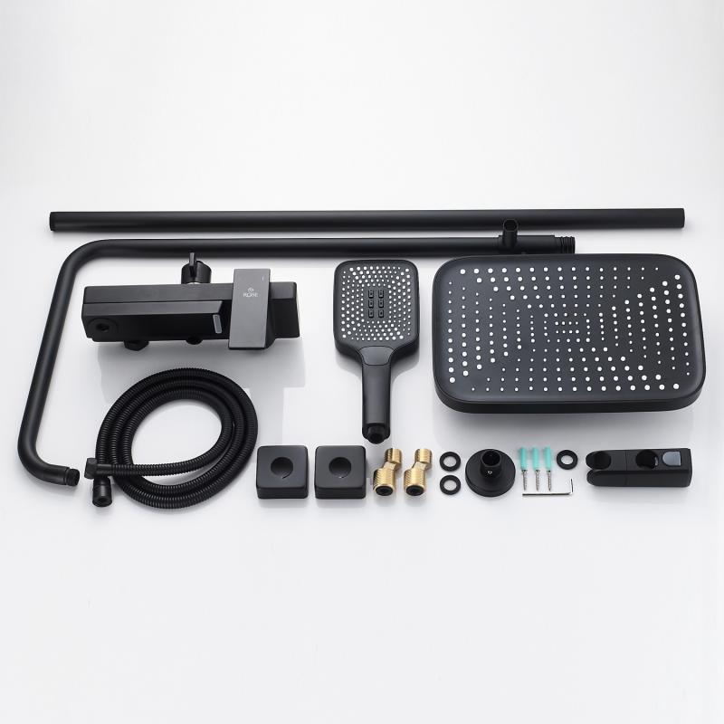 Душевая стойка со смесителем ROSE R18H R1836H Душевая стойка со смесителем ROSE R18H R1836H