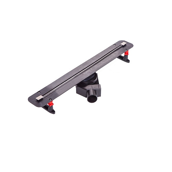 13100031 Линейный трап 450 мм CONFLUO PREMIUM SLIM LINE, ультратонкая модель с дизайн-вставкой Slim Исполнение: Матовый хром  13100031 Линейный трап 450 мм CONFLUO PREMIUM SLIM LINE, ультратонкая модель с дизайн-вставкой Slim Исполнение: Матовый хром