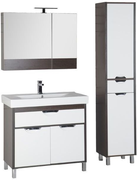 Мебель для ванной Aquanet Гретта 90 венге (камерино) Мебель для ванной Aquanet Гретта 90 венге (камерино)