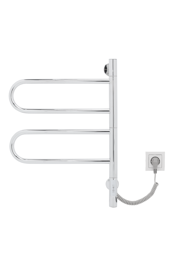 Полотенцесушитель электрический Vincea VTD-1R1CE 44x60, хром, таймер Полотенцесушитель электрический Vincea VTD-1R1CE 44x60, хром, таймер