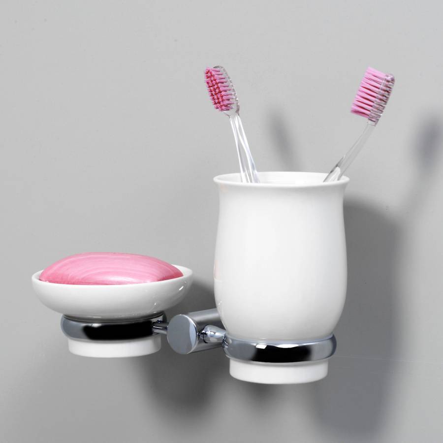 K-24226 Держатель стакана и мыльницы K-24226 Держатель стакана и мыльницы