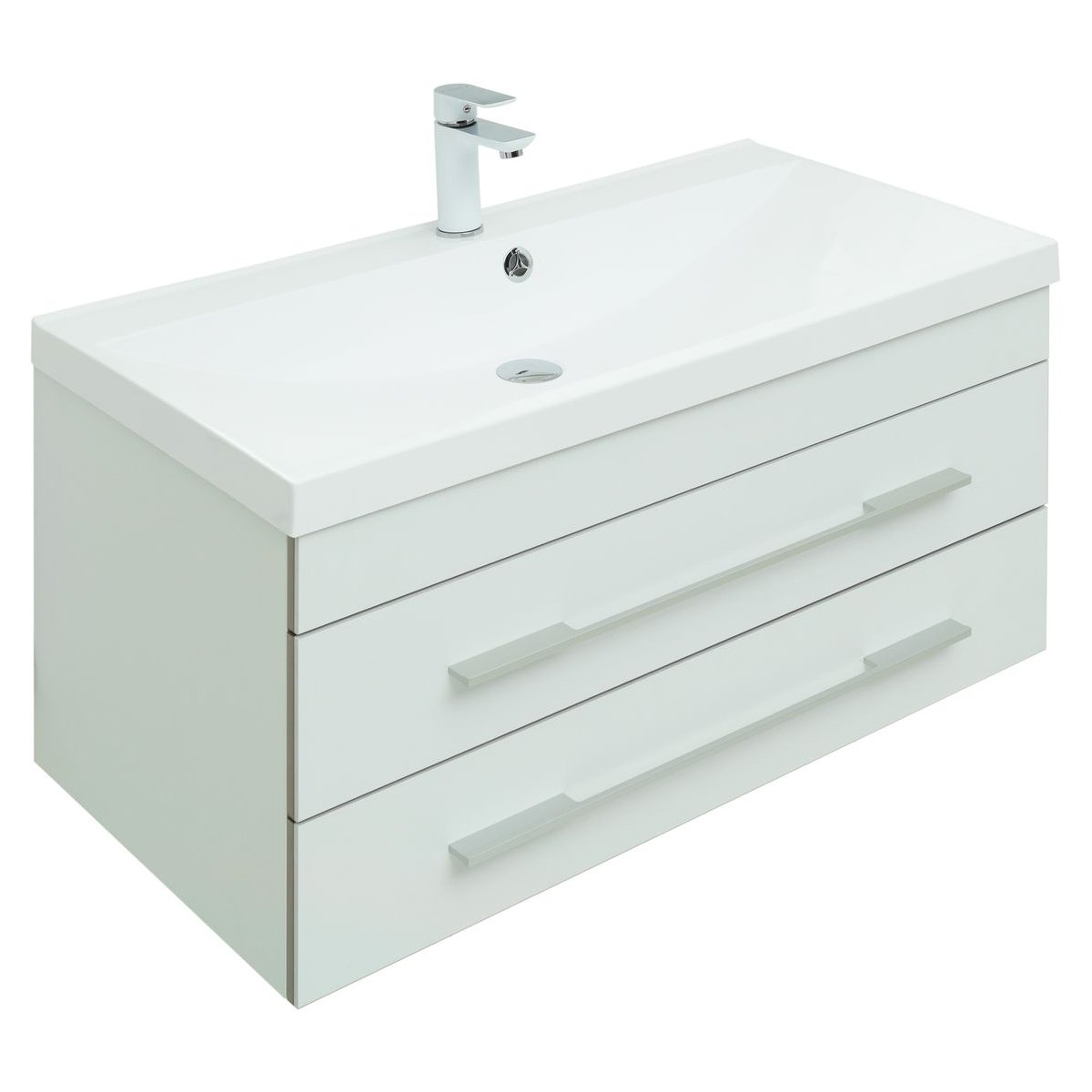 Мебель для ванной Aquanet Верона 90 белый матовый Мебель для ванной Aquanet Верона 90 белый матовый