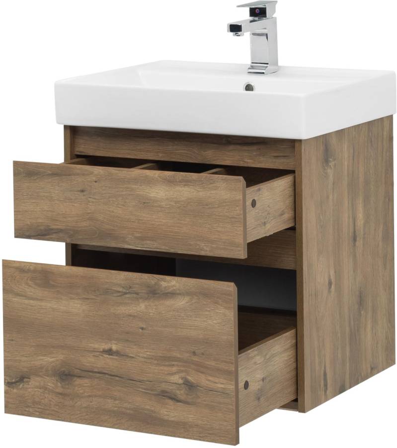 Мебель для ванной Aquanet Nova Lite 60 дуб рустикальный (2 ящика) Мебель для ванной Aquanet Nova Lite 60 дуб рустикальный (2 ящика)