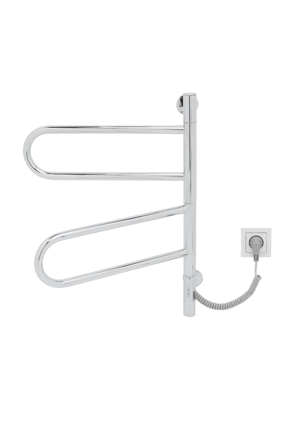 Полотенцесушитель электрический Vincea VTD-1R1CE 44x60, хром, таймер Полотенцесушитель электрический Vincea VTD-1R1CE 44x60, хром, таймер