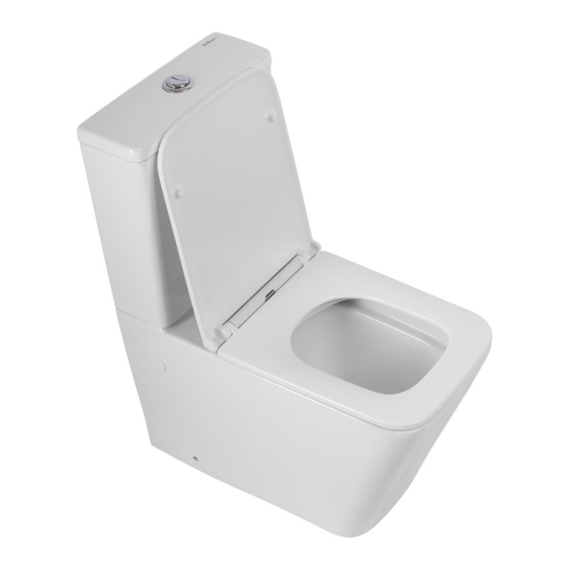 ARDENTE-R Чаша безободкового унитаза с сиденьем дюропласт soft close, P-trap, BB02093CPR/SC ARDENTE-R Чаша безободкового унитаза с сиденьем дюропласт soft close, P-trap, BB02093CPR/SC