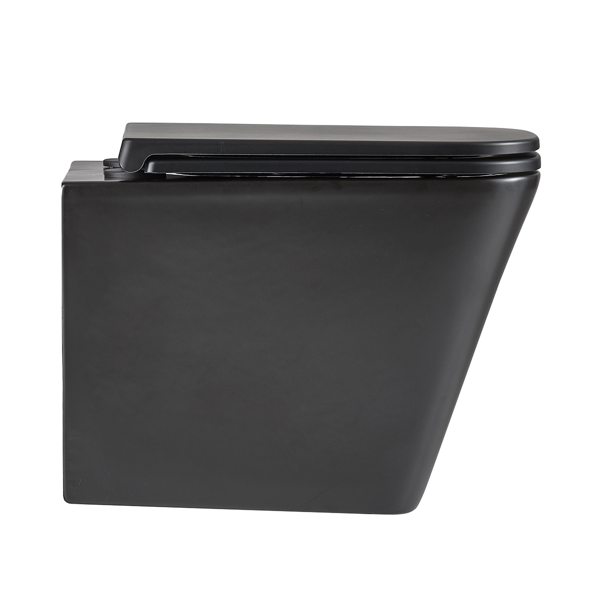 Унитаз Lemark FLOREX подвесной, безободковый с сиденьем микролифт,смыв вихревой Торнадо 3.0, черный матовый Унитаз Lemark FLOREX подвесной, безободковый с сиденьем микролифт,смыв вихревой Торнадо 3.0, черный матовый