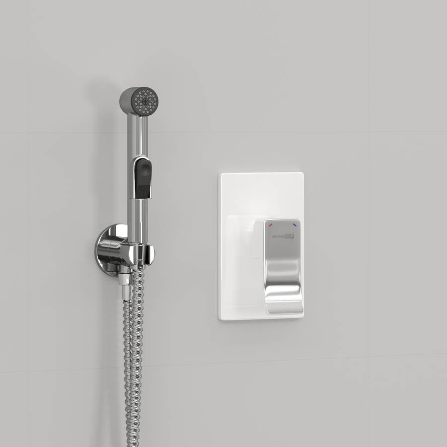 A010657WHITE Встраиваемый комплект для биде со шлангом 120 см Wasserkraft A010657WHITE Встраиваемый комплект для биде со шлангом 120 см Wasserkraft