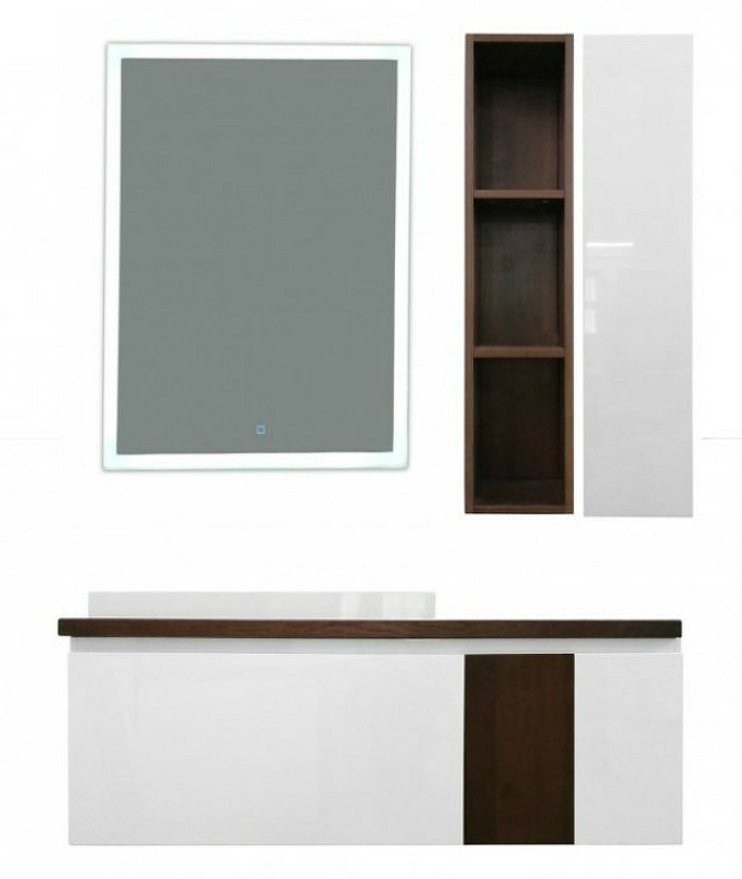 Полка навесная Malibu (ШхГхВ) 200х160х900 массив Полка навесная Malibu (ШхГхВ) 200х160х900 массив