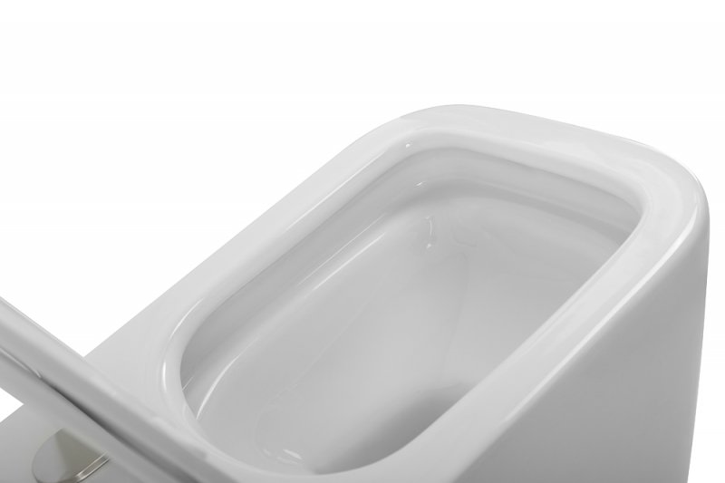 DUE 2.0 Унитаз подвесной безободковый с сиденьем дюропласт soft close BB7107CHR/SC DUE 2.0 Унитаз подвесной безободковый с сиденьем дюропласт soft close BB7107CHR/SC