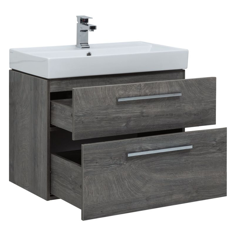 Мебель для ванной Aquanet Nova 75 дуб рошелье (2 ящика) Мебель для ванной Aquanet Nova 75 дуб рошелье (2 ящика)