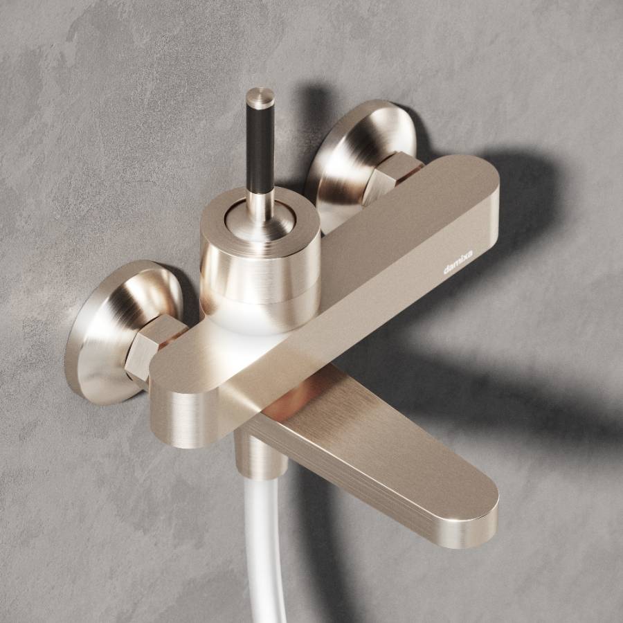 Смеситель для ванны Damixa Arc 291000200 никель Смеситель для ванны Damixa Arc 291000200 никель