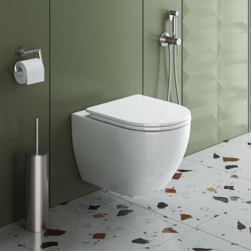 Сиденье с металлическими креплениями, системой Soft close CZR-870-SC Сиденье с металлическими креплениями, системой Soft close CZR-870-SC