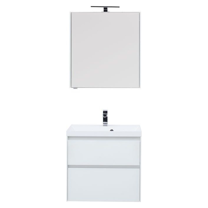 Мебель для ванной Aquanet Гласс 70 белый Мебель для ванной Aquanet Гласс 70 белый