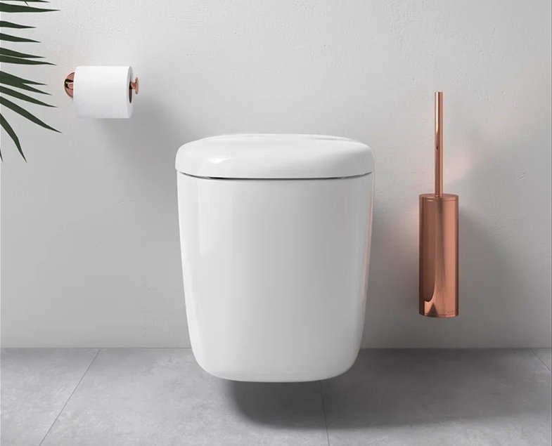 Подвесной безободковый унитаз Plural Rim-Ex, цвет Матовый Белый Подвесной безободковый унитаз Plural Rim-Ex, цвет Матовый Белый