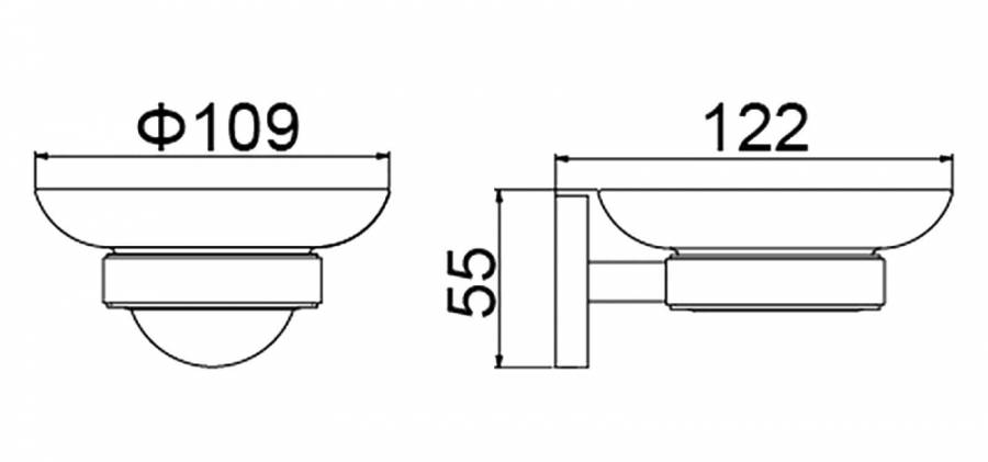Мыльница Timo Saona 13021/16 белый матовый Мыльница Timo Saona 13021/16 белый матовый