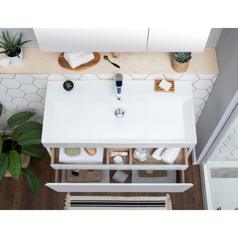 Мебель для ванной Aquanet Йорк 85 белый Мебель для ванной Aquanet Йорк 85 белый