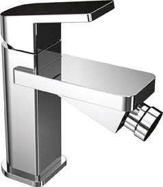 TREND-BSM1-01-Cr Смеситель на биде однорыч c донным клапаном, исполнение хром, ручки хромированные TREND-BSM1-01-Cr Смеситель на биде однорыч c донным клапаном, исполнение хром, ручки хромированные