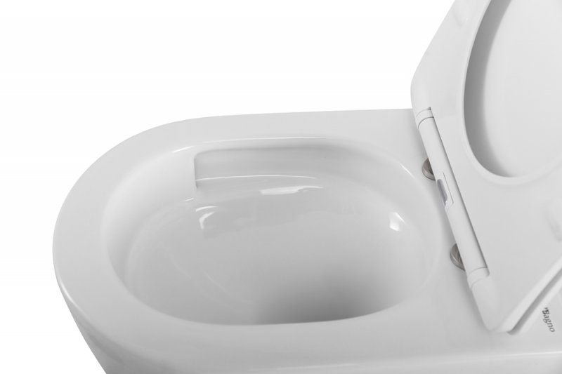 SENSO-TOR Унитаз подвесной безободковый  со смывом "Торнадо", с сиденьем дюропласт soft close, BB017CH-TOR/SC SENSO-TOR Унитаз подвесной безободковый  со смывом "Торнадо", с сиденьем дюропласт soft close, BB017CH-TOR/SC