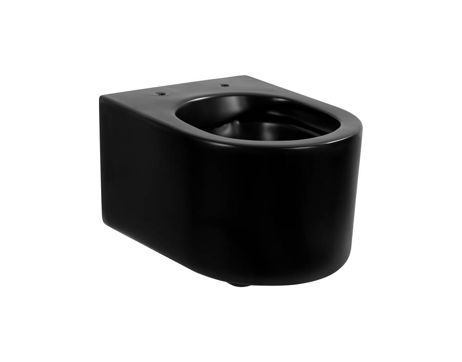 Унитаз-компакт подвесной безободковый AQUATEK МИЯ AQ2004-MB 490*370*340 мм, черный матовый, горизонтальный выпуск, тонкое сиденье с механизмом плавного закрывания, крепеж  Унитаз-компакт подвесной безободковый AQUATEK МИЯ AQ2004-MB 490*370*340 мм, черный матовый, горизонтальный выпуск, тонкое сиденье с механизмом плавного закрывания, крепеж