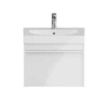 Тумба с раковиной Kerama Marazzi Modula 60 см MO.60.1+1\WHT глянцевый белый