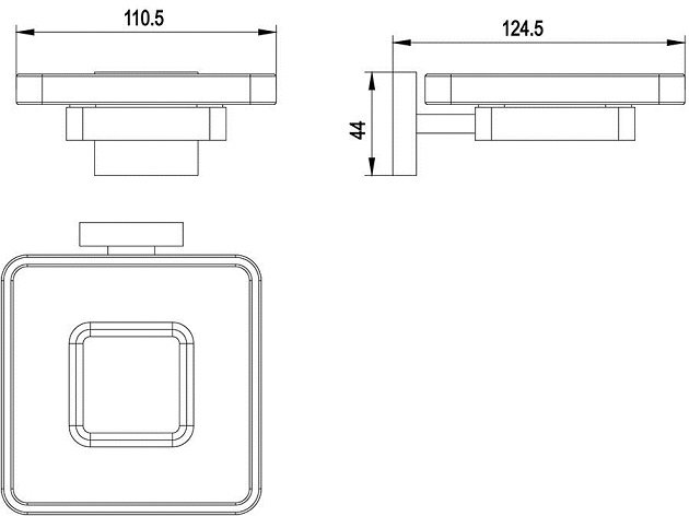 Мыльница Timo Selene Brush Gold 17022/17 Мыльница Timo Selene Brush Gold 17022/17