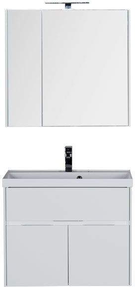 Мебель для ванной Aquanet Латина 80 белый Мебель для ванной Aquanet Латина 80 белый