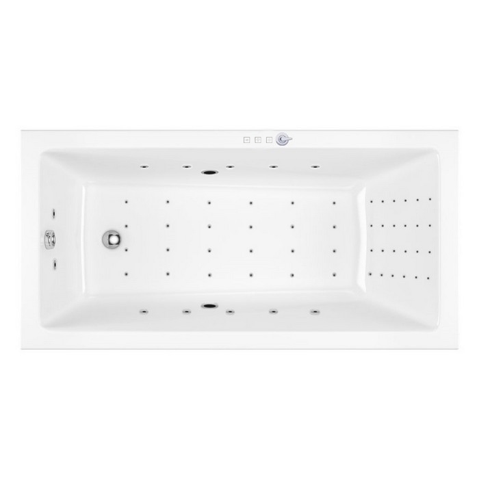 Ванна EXCELLENT Wave Slim 180x80 "NANO" (хром) Ванна EXCELLENT Wave Slim 180x80 "NANO" (хром)