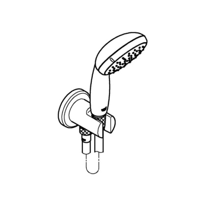 Душевой гарнитур Grohe Tempesta New 26406001 хром Душевой гарнитур Grohe Tempesta New 26406001 хром