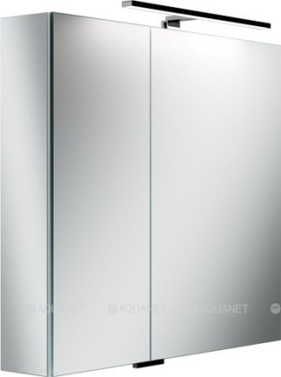 Зеркальный шкаф для ванной комнаты  SANCOS Hilton 800x148х740 мм, с LED подсветкой,арт. Z800 Зеркальный шкаф для ванной комнаты  SANCOS Hilton 800x148х740 мм, с LED подсветкой,арт. Z800